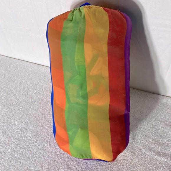 Vintage Rainbow Striped Sleeping Bag - Picture 6 of 16